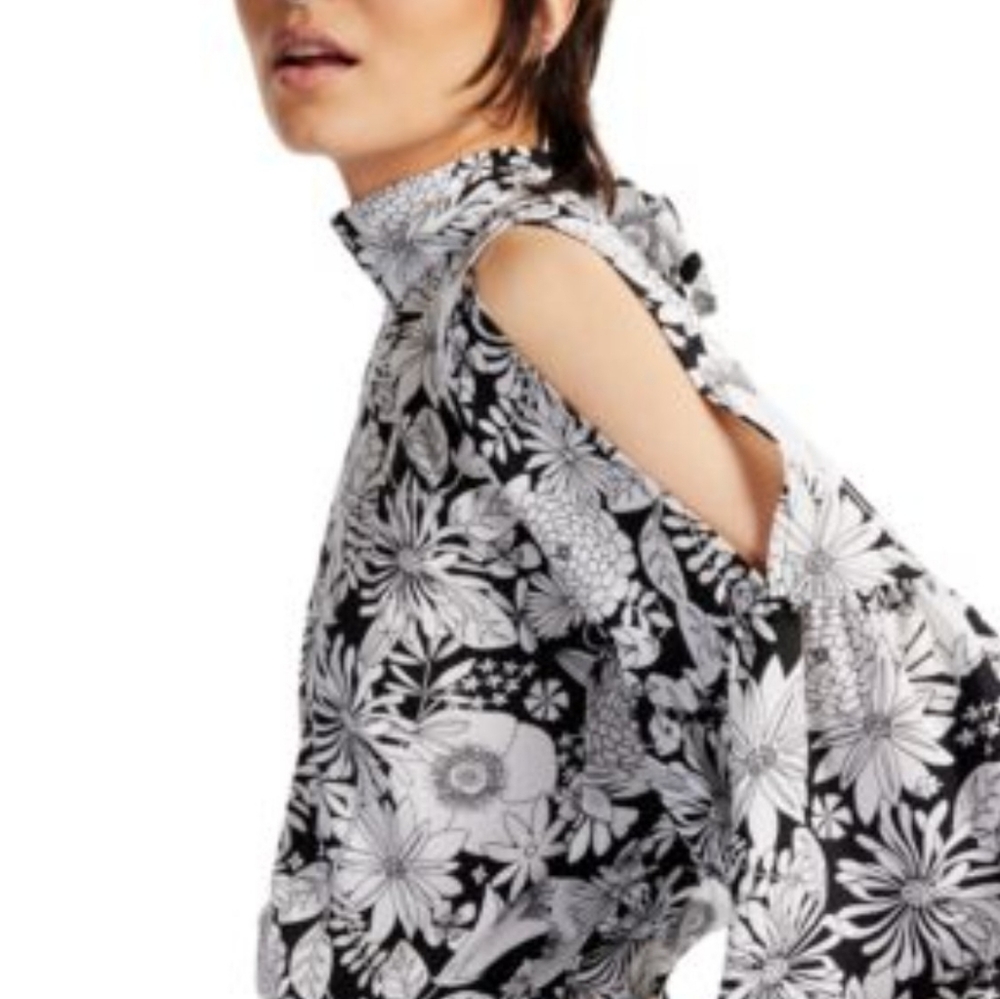 I-N-C International Concepts /Tops / Color Ful Womens Blouse Size L - Picture 3 of 15